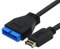 Cablecc USB 3.1 Front-Panel-Header auf USB 3.0 20-Pin Header Verlängerungskabel 20 cm für ASUS Motherboard
