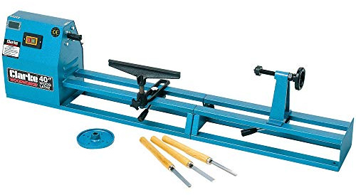 Latest CLARKE CWL1000B 40 1000mm Wood Turning Lathe