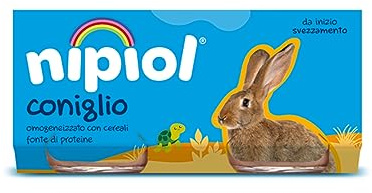 Nipiol Omogeneizzato Coniglio 2x80g (12 Confezioni)