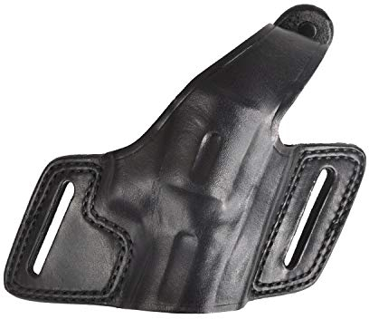 Safariland Bianchi Black Widow Gürtelholster, Leder/schwarz, re., Gr. 15, H&K P30, VP9 (SFP9), P2000, 45mm BL