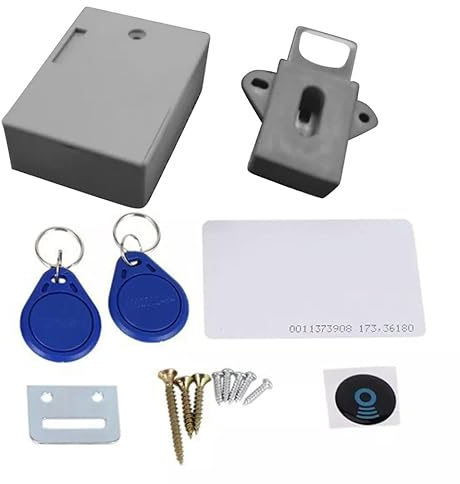 Cerradura para armario | Sensor de Tarjeta IC para cajón de armarios | Cerradura Digital Invisible | Smartlock DIY sin Agujero Perforado