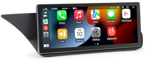 10.25 Android 16 Qualcomm Autoradio Radio de Coche para Mercedes Benz Clase E W212 S212 NTG 4.5 Soporta Bluetooth Wireless Carplay IPS WiFi Dab+ Canbus GPS Navegador 8 Core 4+64GB