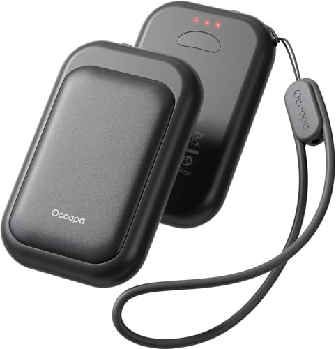 OCOOPA Elektrischer Handwärmer Split-Magnetic 2er-Pack, 5000mAh - Ultra Kompakt, Wasserdicht, Schnelleres Aufheizen, USB-Wiederverwendbar für Outdoor im Winter, UT4 Young