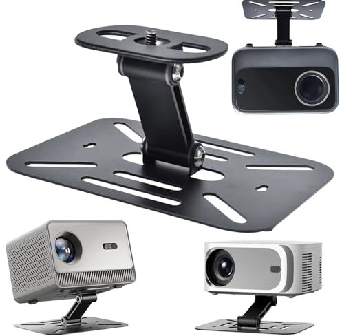 Support VideoprojecteurdeBureau,Supportdeprojecteur,Supportpourprojecteur de Table,Support de projecteur de Bureau,Pliable, de bureau, mural, plafonnier, pour installation de projecteur (noir)
