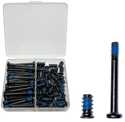 80Pcs PC Fan Screws, for AIO Cooler/PC Case, #6-32x30mm (30) + M5x10mm (50)