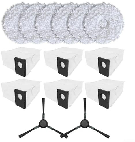 Limpieza mejorada con bolsas de polvo para fregona EUREKA V15 Pro, J15, para Ultra J15 6 trapos de fregona