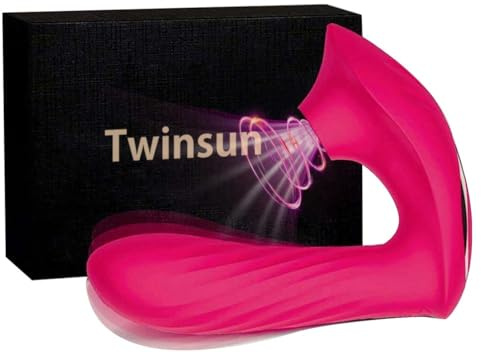 Vibradorador Mujer Juguetes Eróticos Pareja Sexuales succionador de Clítoris Femenino Vibradores Punto G 10 modos Consoladores.. para mujer con Vibración 100% impermeable juguetes eróticos (16.51CM)