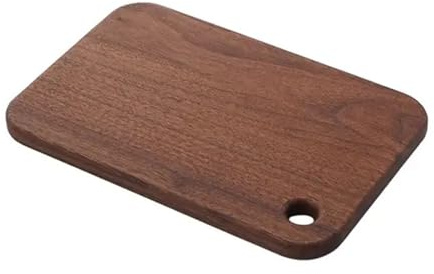 Ostbräda brädor skärljus resa trä brun skärbräda för camping picknick kök mat valnöt (L 18 x 12 x 1 cm)