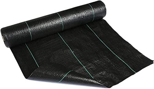 Premium membran for ogräsbekämpning - Slitstark trädgårdsduk av polypropylen for effektiv ogräsbekämpning i rabatter(0.5mx160m)