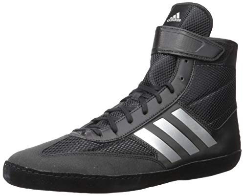 adidas Chaussures de Lutte Combat Speed 5 pour Homme, Noir, Argent, Noir métallisé, 42 EU