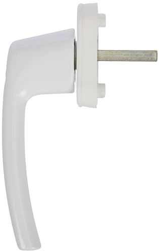 Window Handle Roto Line Lockable 40 Nm Traffic White with Screws Square Pin 7 x 37 mm