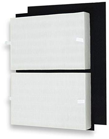Pureburg Ersatzfilter Sets 2X HEPA + 2X Kohlefilter für Honeywell HRF-R2 HRF-AP1 passend für Honeywell Konsolenserie HPA200 HPA202 HPA204 HPA250B Luftreiniger UVM.