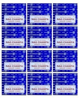 Grenadine Boutique - SATYA Encens Cônes - Lot de 12 Boîtes de 12 cônes Nag Champa