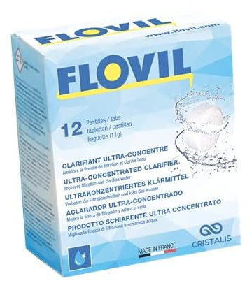 FLOVIL BOX- 62929BT -Nuovo packaging - Flocculante in pastiglie super concentrato