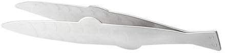 Cabilock Pinzas de depilar Pinza de Espina de Pescado Clip de Espina de Pescado Pinza Inclinada Pinza de Acero Inoxidable Pinzas Planas Forma de pez Hueso de Pescado
