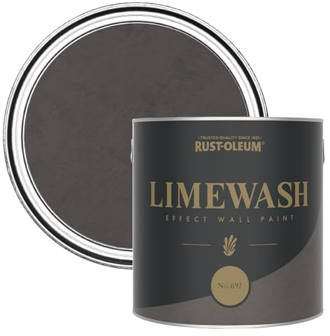 Rust-Oleum Brown Limewash Effect Wall Paint - No.692 2.5L