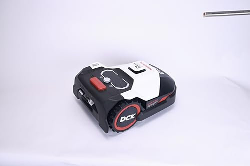 DCK Robot Cortacésped 1000㎡ con App Control, 40% de Pendiente, Cortacesped con Ajuste del Plan de Siega, 30-60mm de Ajuste Altura de Corte, Sensor de Lluvia, Conexión WiFi & Bluetooth, 54dB, IPX5