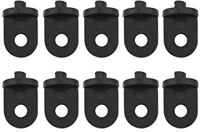 RASTKY Växthuskrokar, 50 stycken, säkra och lätta att använda, blomhängare för hängande korgar eller blomkrukor, väsentliga tillbehör för växthus (BLACK)