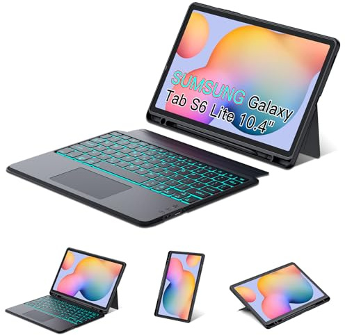 Magnetic Detachable Keyboard Case for Samsung Galaxy Tab S6 Lite 10.4
