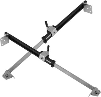 Tofficu 2 Pezzi Supporti Telescopici per Finestre Accessori Sicurezza Cerniere Finestre Limitatori per Finestre a Battente Serrature