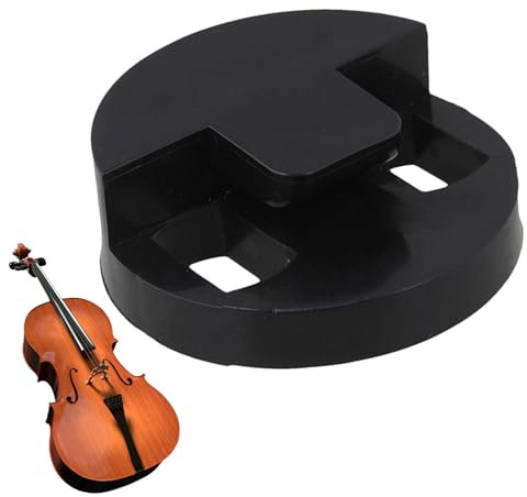 Cello Mute – Bass-Schalldämpfer | Gummi-Cellobrücke Zubehör für Viola Banjo Tone Eliminator tägliche Praxis Schüler Lehrer