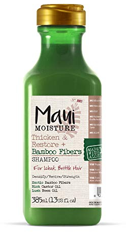Maui Moisture Thicken & Restore/Bambus, Bambusfasern, 385 ml, 2 Stück