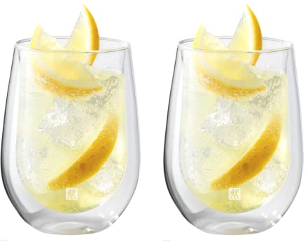 ZWILLING Longdrink-Glas, doppelwandig, 350 ml, 2 Stück