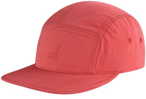 Kangol Soft Touch 5 Panel Cap Basecap Baseballcap Nyloncap Sommercap (One Size - Koralle)