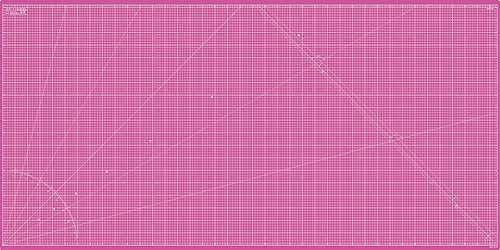 Elan Self Healing Cutting Mat 200x100 CM Pink, 5-Ply Craft Board