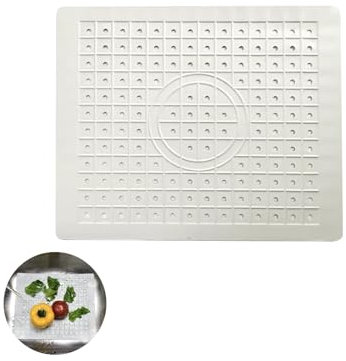 Okaywork Tapis Evier Cuisine, Tapis egouttoir d'évier Découpable pour la Cuisine, Cuisine Caoutchouc TPR Tapis Fond protege evier, Tapis de Protection D'évier Réglables Antidérapant (31.4 x 26.1 cm)