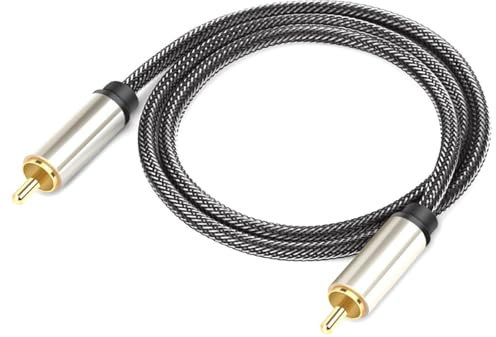 NONGYU Câble coaxial numérique pour caisson de basses 1 à 1 pour son home cinéma
