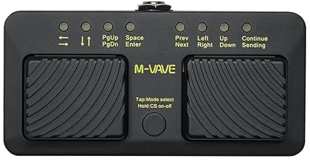 M-Vave Cube Turner Pro - Bluetooth fotpedal för noter/texter