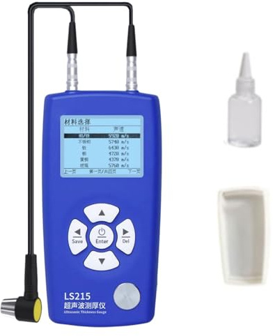 Appareil de mesure d'épaisseur à ultrasons avec zones de sonde 1-320 mm Batterie compacte pour des mesures précises