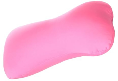 Wuvfojca Oreiller Ergonomique en Microbilles 38x20cm Oreiller Cylindrique en Mousse Coussin Rouleau À Billes Soutien du Cou Et du Dos Confortable pour Voyages Massages Yoga