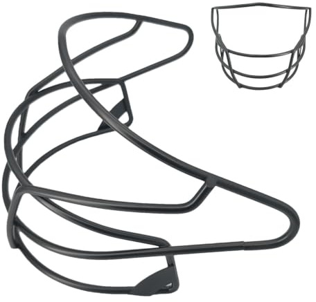 Batting Helmet Visir – Ice Hockey Helmet Visir Wire Mesh | RugbyhjälmVisor | Softball Baseball Hockey – Allmän Skyddsmask Ansiktsskyddstillbehör För Ungdomar Säkerhet Vid Vidsyn