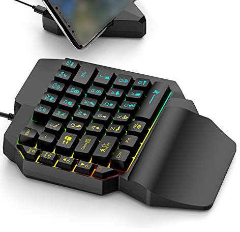 Annadue Enhandstangentbord, Speltangentbord för PUBG, Mekaniskt