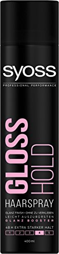 Syoss Haarspray Gloss Hold, Haltegrad 4, extra stark, 6er Pack (6 x 400 ml)
