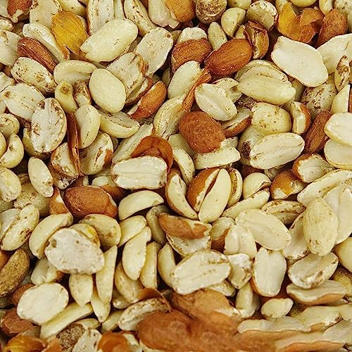 BusyBeaks Split Peanuts | Premium Quality Fresh Feed | Garden Wild Bird Nut Food | Aflatoxin Free Mix | Protein Rich, High in Energy Mixture | Holds Nutritious Vitamins and Essential Oils (15kg)