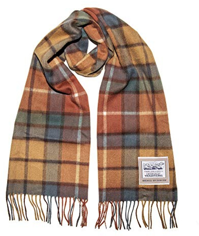 Heritage Traditions 100% Pure Wool Tartan Scarf, Check Scarf for Men & Women, Scottish Scarf Men Style, Women's Wool Scarf
