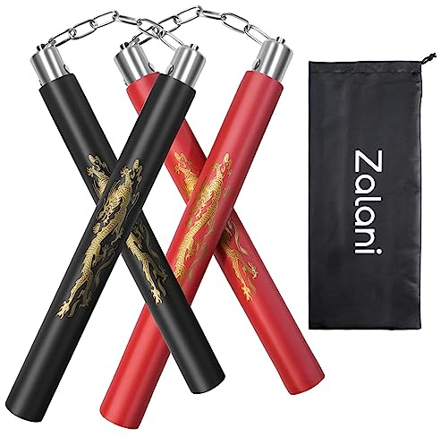 zalani Safe Foam Rubber Training 2Pack (Black&Red)