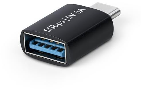 StarTech USB-C to USB-A Adapter, 5Gbps, 3A, Male to Female (USB31CAADGCP)