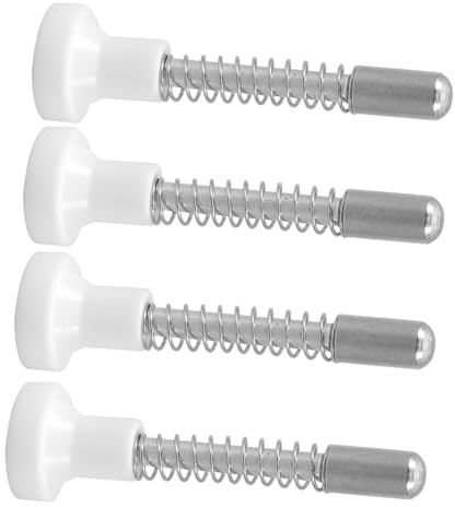 HOLIDYOYO Kit de 4 Goupilles à Ressort en Fer pour Lit Bébé et Meuble, Solide et Facile à Installer, Accessoires de Réparation pour Petits Lits