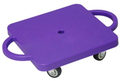 POGHYD Sport-Scooter-Board mit Griffen for Kinder, Koordination mit Rollen, Sit-Down-Scooter for Park, Spielplatz, Heim-Fitnessstudio, Jungen und Mädchen(Violet)