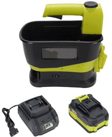 Oreilet Spargitore Semi Cordless, Spargitori Sale Alimentato Batteria, Spargitore Trasmissione Fertilizzanti Portatili per SemiErba Giardino Giardino Prato Disponibili Tutto L'Anno