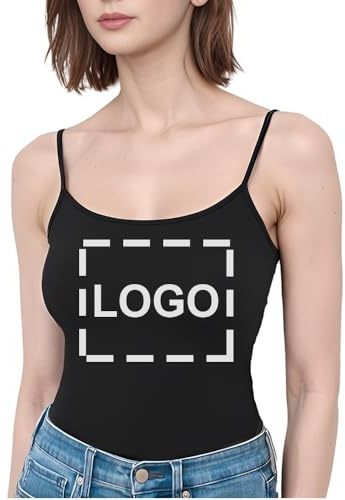TopTie Camiseta de Tirantes Personalizada para Mujer Ideal para Salir, Ajustable con Tirantes Finos y Tela de Toque Fresco