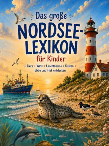 Das große Nordsee-Lexikon für Kinder: Tiere • Watt • Leuchttürme • Küsten • Ebbe und Flut entdecken