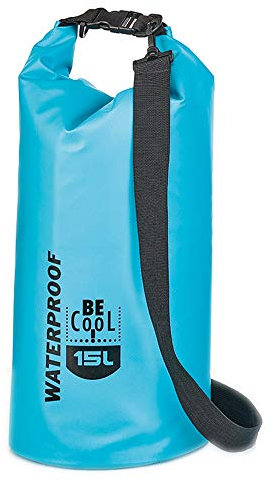 Be Cool Isolierte wasserdichte Kühltasche in blau - Family, Reise, Sport, Lifestyle, Fashion und Shopping tauglich. Für Kosmetik, Reisen, Picknick, Schule, Ausflüge. Ø 21 cm, Höhe 56 cm, 15 L Volumen