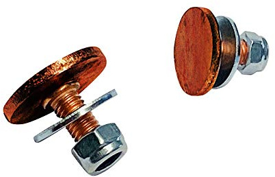 Schrauben 10Stk. für Rasenkante Corten Stahl Edelrost Mähkante Beeteinfassung Umrandung Metall Magic Rasen ZP