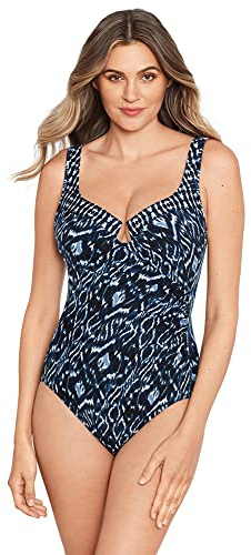 Miraclesuit Palatium Colorblock Escape Einteiler, Blau/Multi, 16