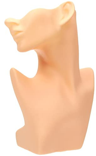 iplusmile Présentoir À Bijoux Demi-Visage Boucles DOreilles en Résine Gomme À Sucre Buste en résine pour Collier, Pendentif, chaîne, Boucles doreilles, Bijoux, Buste Mannequin